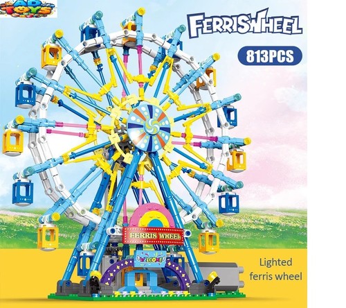 Electric carnival ferris wheel - carnival,