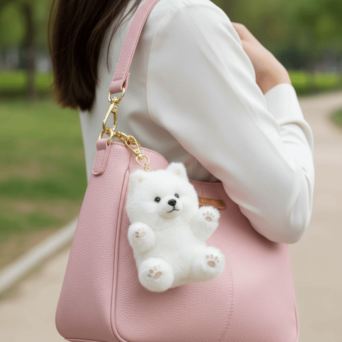Lifelike samoyed plush - lifelike,