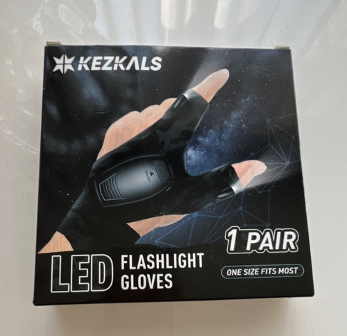 Kezkals led flashlight gloves - flashlight,