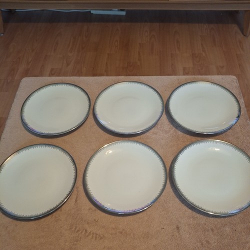 Set porcelain side plates - set, 6