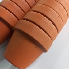 Terracotta clay plant pots mini horticulture x10 Lithops succulent German 5cm