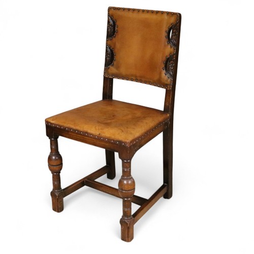 Vintage oak tan leather - oak,