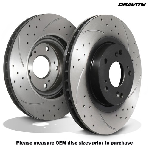 Front drilled grooved 300mm - front,