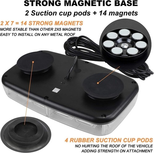Led warning strobe amber - led,