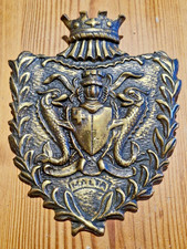 Brass Maltese Coat of Arms
