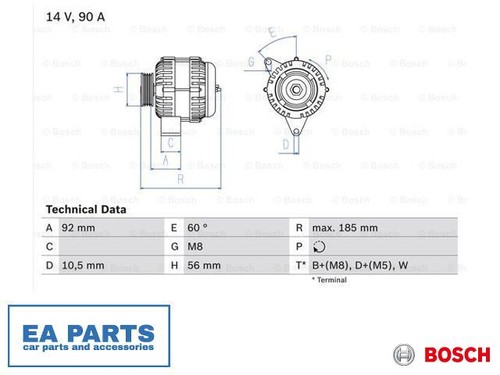 Alternator for multicar - alternator,