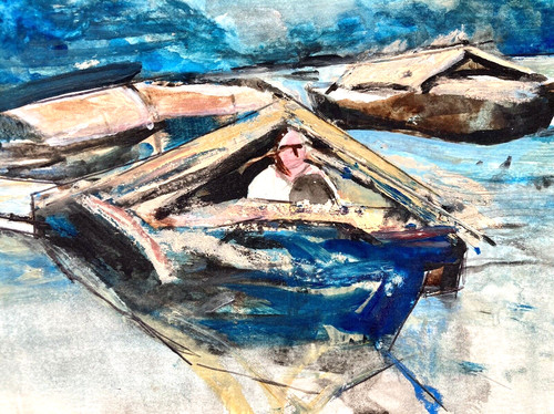 1982 vintage wood boat - vintage,