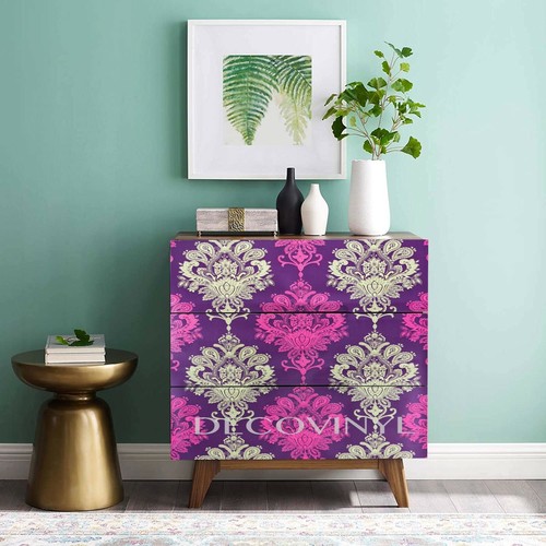 10m damask fablon sticky back - damask,