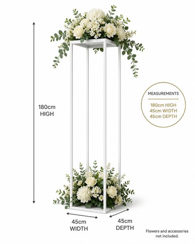 180cm white floor - 180cm,