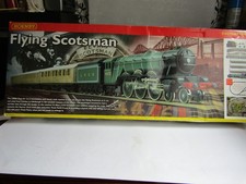 Boxed Complete Hornby OO Flying Scotsman Train Set, Engine Tested & Runs Set VGC