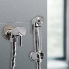 Chrome Bidet Douche Spray Bathroom Muslim Shataff Shower Toilet Brass Kit Head