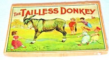 SPLENDID TAILLESS DONKEY BOXED TOY 1920s30s PREWAR BRITISH MADE CHAD VALLEY TOYS