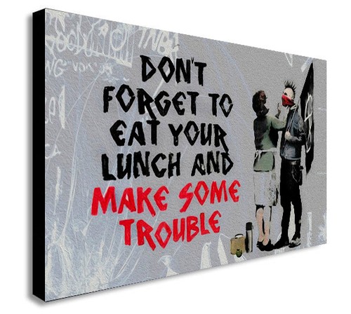 Banksy don forget - banksy, don't