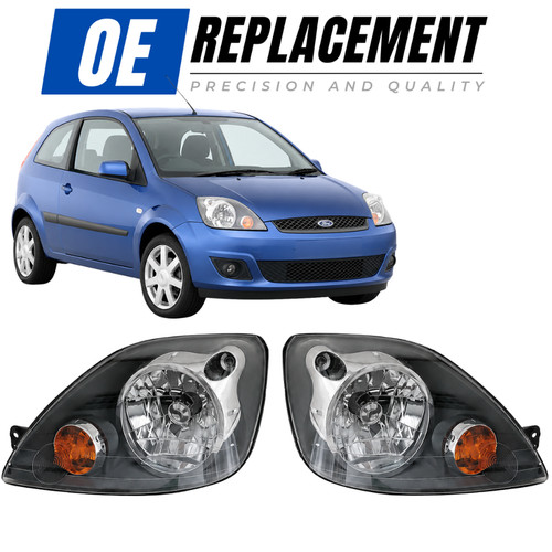 Headlight pair for - ford, fiesta