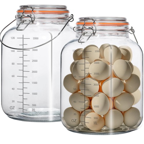 Clear gallon airtight - 1, glass