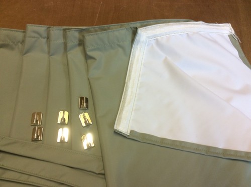 Plain camper van curtain set - curtain,