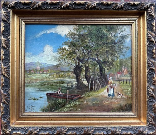Dell figures river oil - f, by