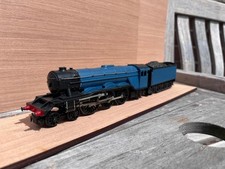 Tri-ang Hornby LNER A3 Pacific loco and tender OO repainted BR experimental Blue