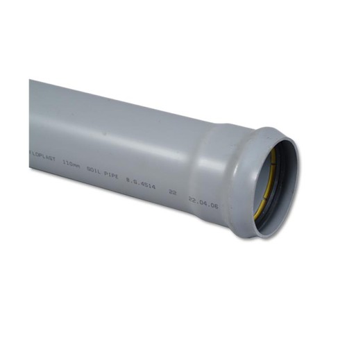 110mm soil pipe single - 110mm,