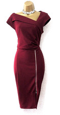 LIPSY Burgundy Red Bodycon