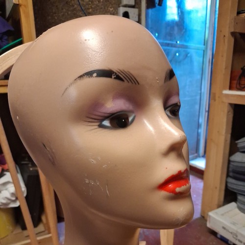 Vintage female mannequin - mannequin, head