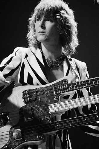 Bassist chris squire playing - squire,