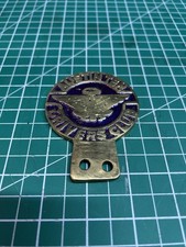 Austin Ten Drivers' Club car badge with Purple enamel detailing. Brass