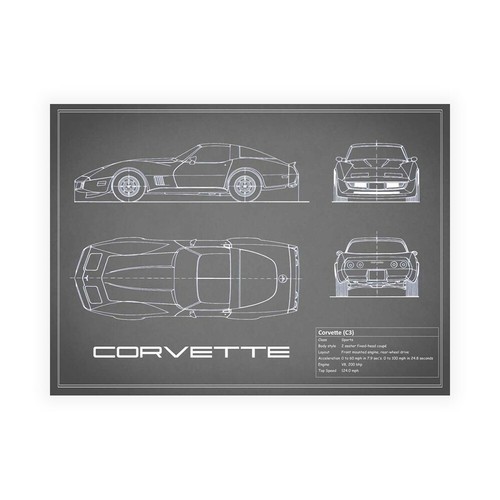 Rogan mark corvette grey - corvette, c3-grey