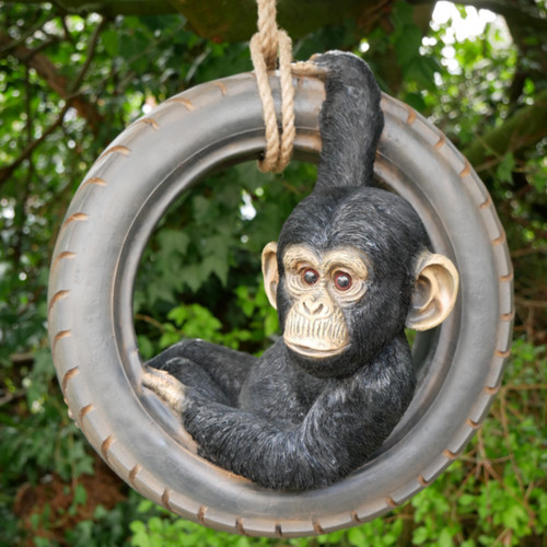 Large monkey rope tyre - large,