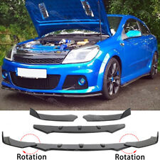 For Vauxhall Opel Astra VXR Gloss Black Front Bumper Splitter Spoiler Lip Body