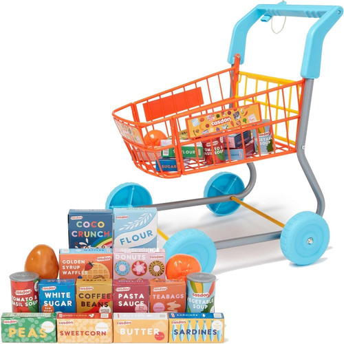 Shopping trolley set with - shopping,