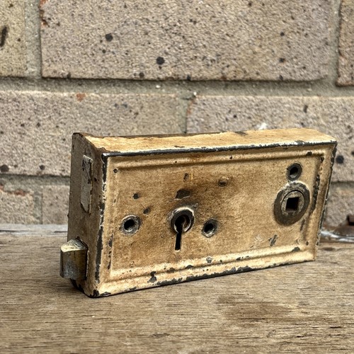 Antique rim lock - rim, victorian