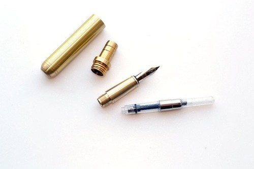 Solid brass pen kit fountain - kit,