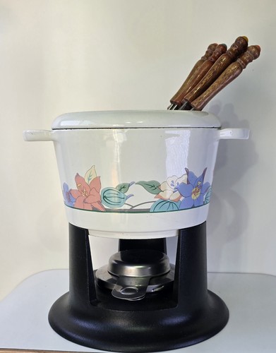Rare creuset fondue set - fondue,
