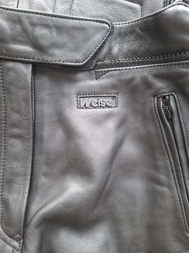 Weise black leather - black, armoured
