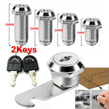 16/30 mm Barrel Drawer Cabinet Mail Box Locker Cam Lock Door Cupboard with 2 Key