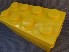 Large 8 stud lego brick yellow