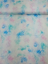 Blue/Pink Breeze Starlight Cotton Sateen - Robert Kaufman Fabric