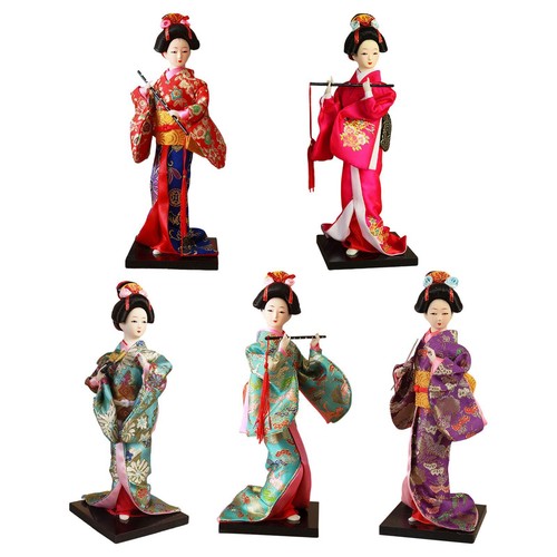 Japanese geisha kimono doll - kimono,