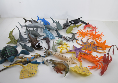 Lot plastic animal - plastic,