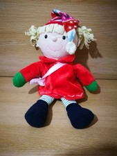 tesco 2009 chilly and friends soft cuddly toy emily with hat and bag 15 inches