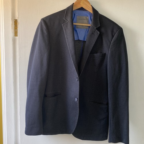 Zara men navy blazer - navy,