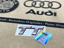 Audi TT MK1 Rear TT Boot Badge Trunk Logo Emblem Genuine New OEM Part