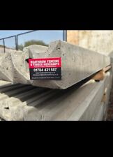 **** Grey concrete end fence