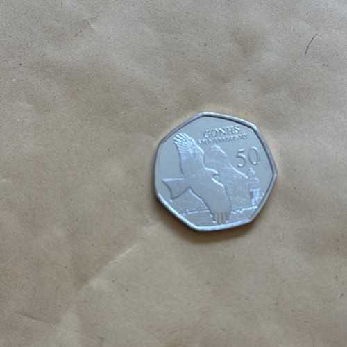 New gohns gibraltar 50p coin - new, ,