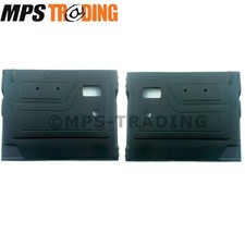 Land Rover Defender Front Door Cards for Lift Up Handle Black Pair TR230 TR231