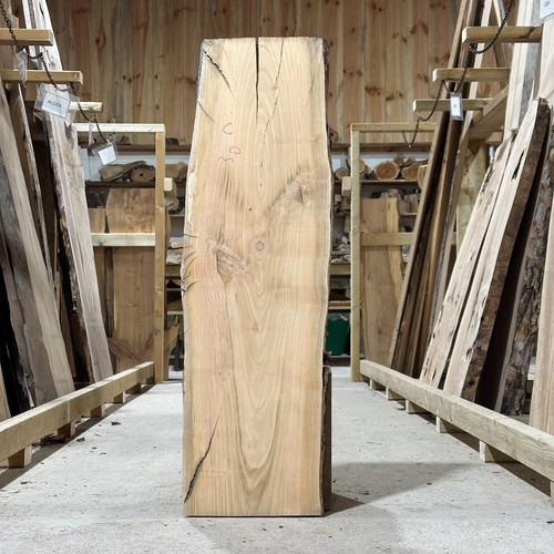 Cherry plank board slab - board, waney