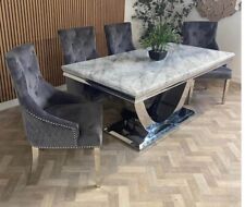 Luxe 1.8m Light Grey Marble