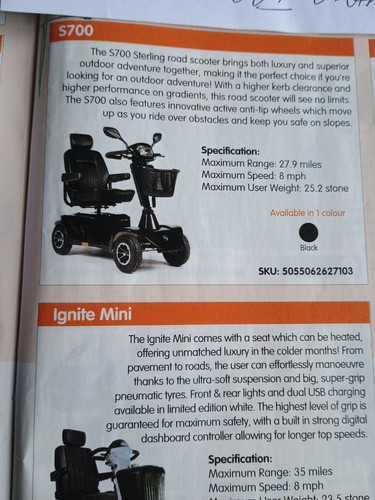 Sterling s700 large mobility - sterling,