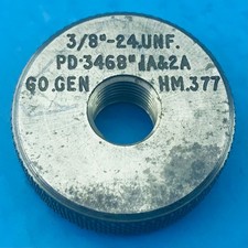 3/8 x 24 UNF Go Screw Thread Ring Gauge (1510)